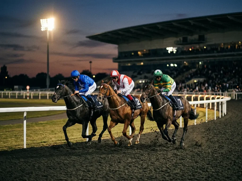 Map of UK virtual horse racing suppliers Inspired Playtech Mohio and SIS with bookmaker feed connections